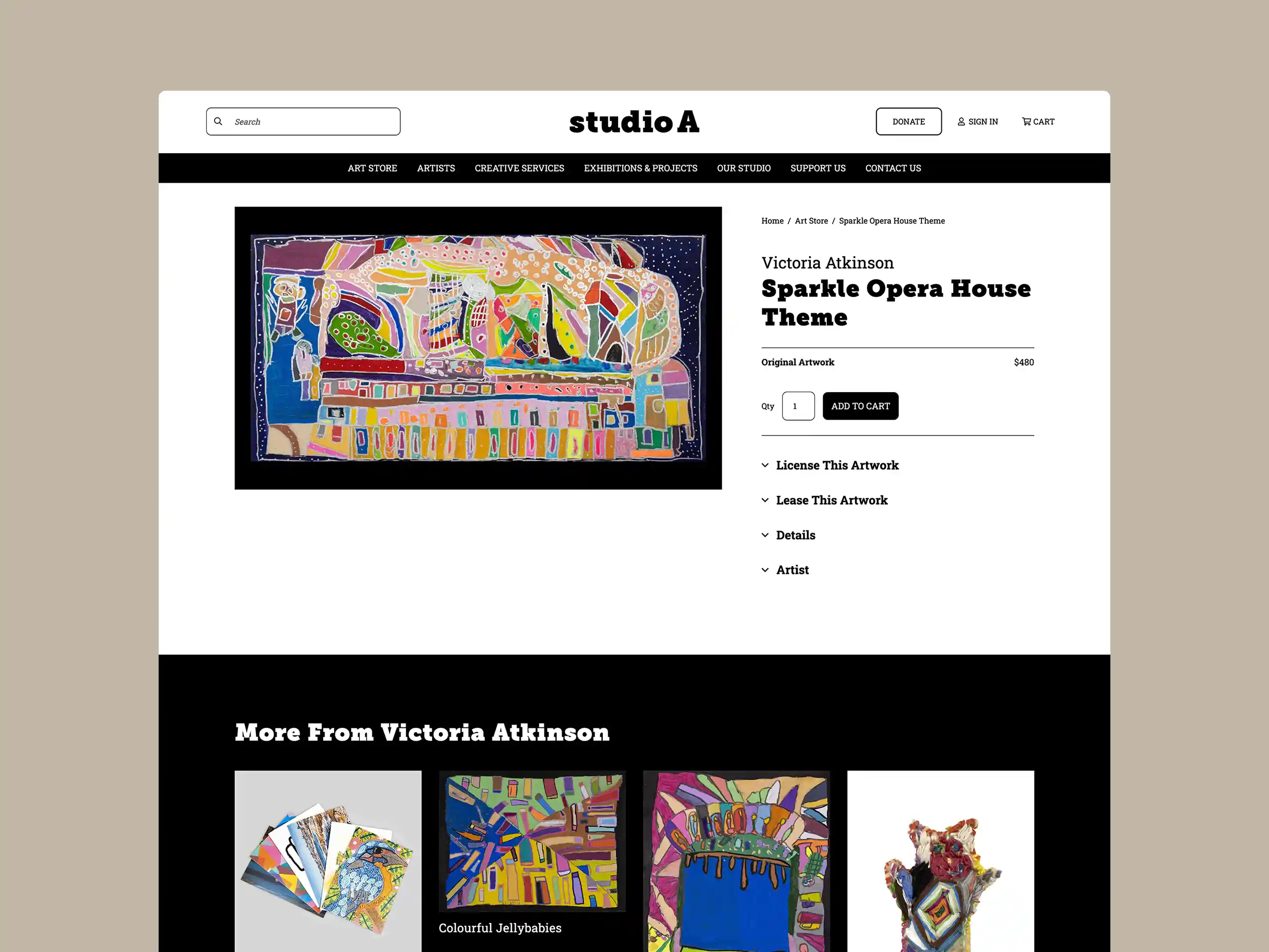 Studio A - Art Purchase